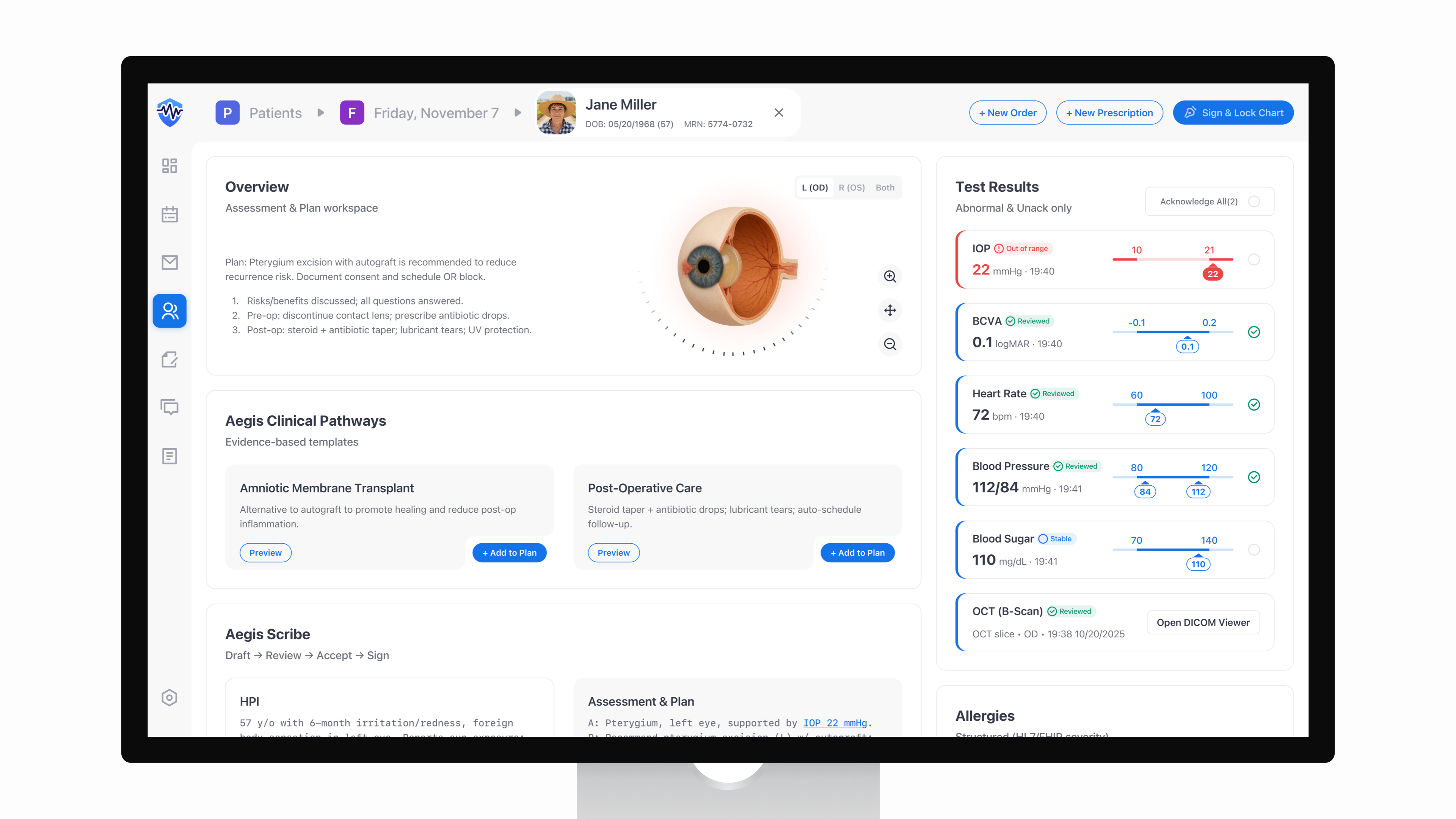 Aegis clinician command center preview